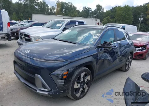 2024 Hyundai Kona Limited из США, поврежденный, VIN KM8HE3A30RU098592